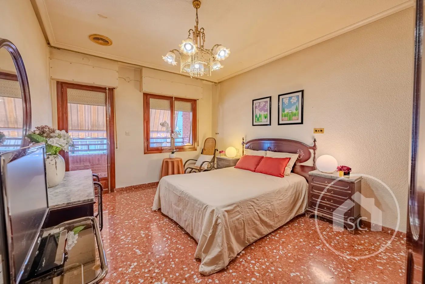 Dormitorio despu&eacute;s del home staging