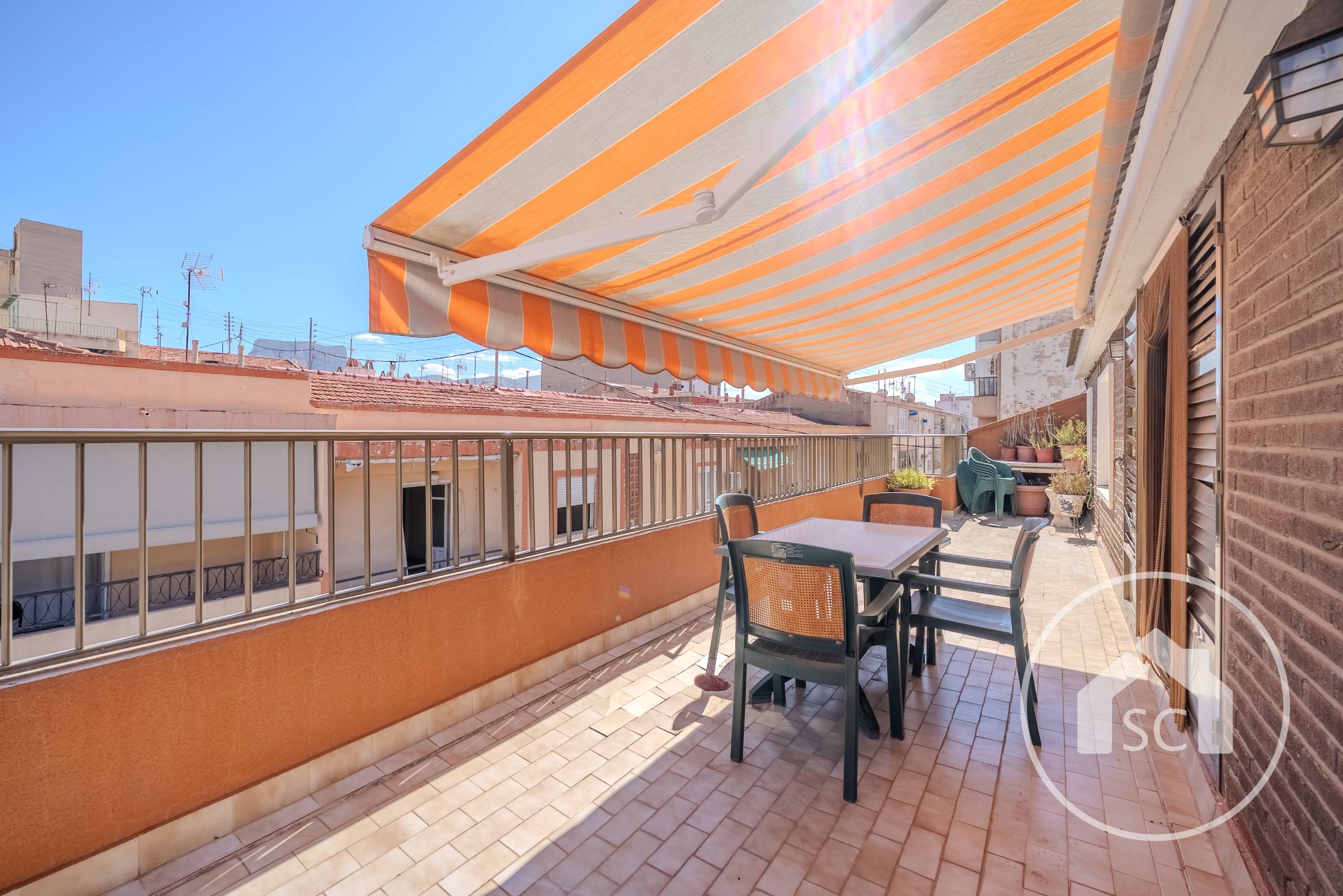 Ático con Terraza en una sola planta